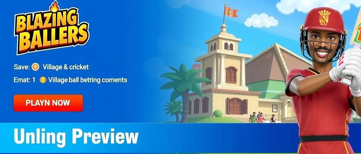 Blazing Ballers upcoming features preview showcasing new Indian cricket content and village cricket mode